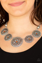 Load image into Gallery viewer, Paparazzi Accessories - Written In The Star Lilies - Orange Necklace
