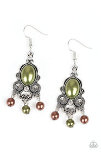 Paparazzi Accessories - I Better Get Glowing - Green Earrings