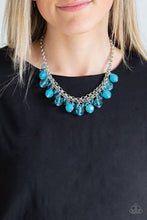 Load image into Gallery viewer, Paparazzi Accessories 🖤 Fiesta Fabulous 🤍 Blue Necklace
