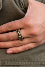 Load image into Gallery viewer, Paparazzi Accessories  - Crank It Up - Brass Ring

