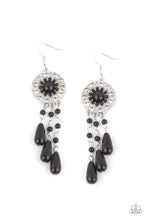 Load image into Gallery viewer, Paparazzi Accessories  -Dreams Can Come True - Black Earrings
