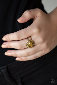 Paparazzi Accessories - It's Gonna Glow - Brass Ring