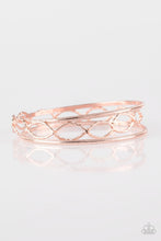 Load image into Gallery viewer, Paparazzi Accessories  - Metal Manic - Rose Gold Bracelet
