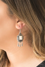 Load image into Gallery viewer, Paparazzi Accessories - Open Pastures - White Earrings
