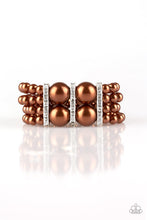 Load image into Gallery viewer, Paparazzi Accessories  - Romance Remix - Brown Bracelet

