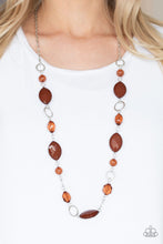 Load image into Gallery viewer, Paparazzi Accessories - Shimmer Simmer - Brown Necklace
