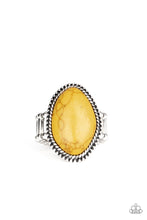 Load image into Gallery viewer, Paparazzi Accessories  - Stone Samba - Yellow Ring
