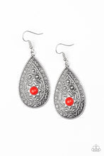 Load image into Gallery viewer, Paparazzi Accessories  - Summer Sol - Red Earrings
