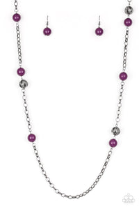 Paparazzi Accessories - Fashion Fad - Purple Necklace