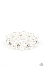Load image into Gallery viewer, Paparazzi Accessories - Flirt Alert - White (Pearls) Bracelet
