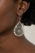 Load image into Gallery viewer, Paparazzi Accessories - Icy Mosaic - Green Earrings
