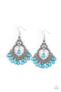 Paparazzi Accessories - Lyrical Luster - Blue Earrings