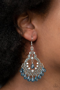 Paparazzi Accessories - Lyrical Luster - Blue Earrings