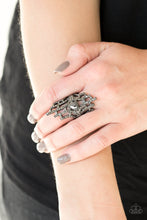 Load image into Gallery viewer, Paparazzi Accessories - Modern Muse- Black (Gunmetal) Ring
