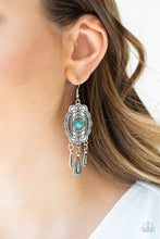 Load image into Gallery viewer, Paparazzi Accessories - Natural Native - Blue (Turquoise) Earrings
