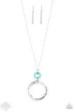 Load image into Gallery viewer, Paparazzi Accessories  - Optical Illusion  - Turquoise  (Blue) Necklace
