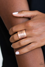 Load image into Gallery viewer, Paparazzi Accessories - Wild Meadows - Copper Ring
