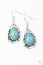 Load image into Gallery viewer, Paparazzi Accessories - Abstract Anthropology - Turquoise (Blue) Earrings
