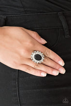 Load image into Gallery viewer, Paparazzi Accessories - Baroque The Spell - Black Ring

