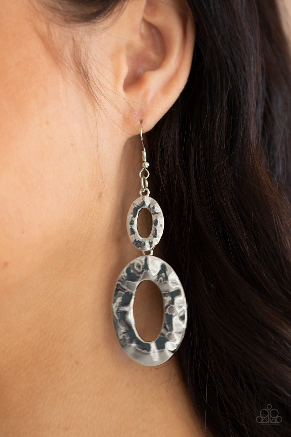Paparazzi Accessories - Bring On The Basics - Silver Earrings