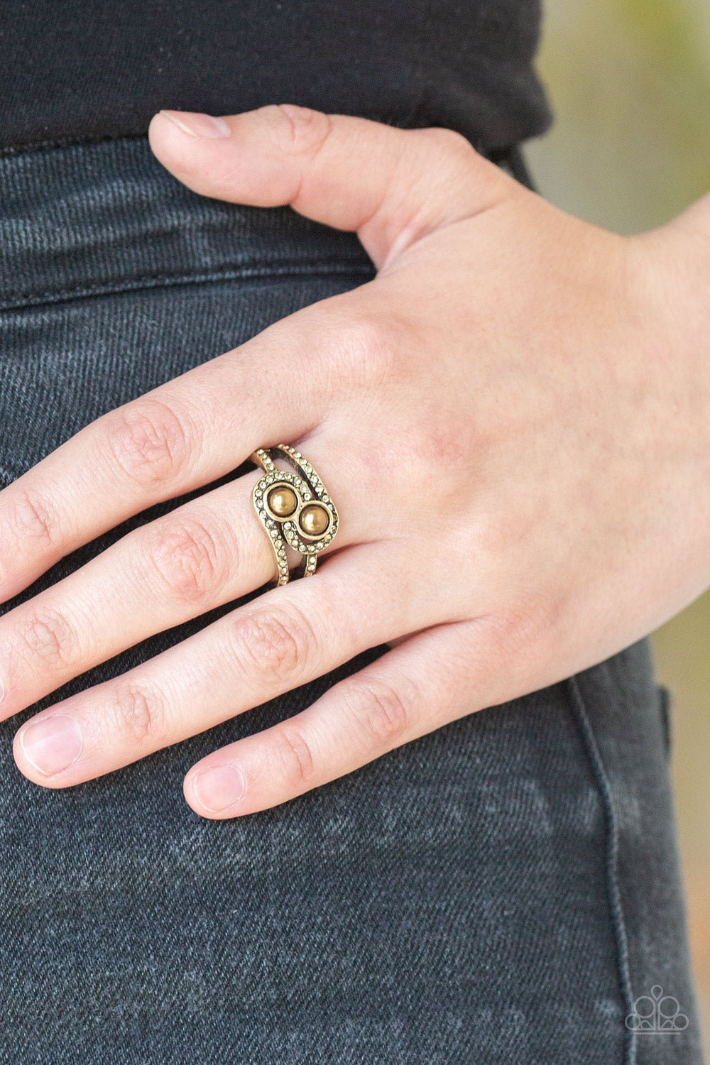 Paparazzi Accessories  - Collect Up Front - Brass Ring