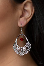Load image into Gallery viewer, Paparazzi Accessories  - Garden Society - Red Earrings
