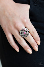 Load image into Gallery viewer, Paparazzi Accessories - Mandala Magnificence - Pink Ring
