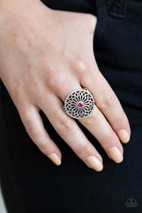Paparazzi Accessories - Mandala Magnificence - Pink Ring