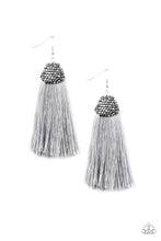 Load image into Gallery viewer, Paparazzi Accessories - Razzle Riot - Gray Earrings
