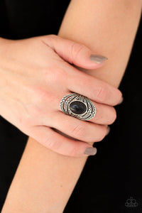 Paparazzi Accessories- Royal Roamer - Black Ring