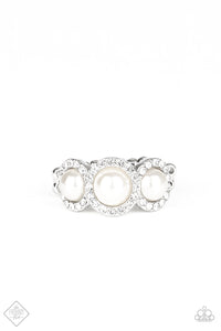 Paparazzi Accessories - Shut The Front Dior - White Ring