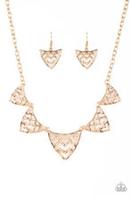 Load image into Gallery viewer, Paparazzi Accessories - Welcome To The Lion&#39;s Den - Gold Necklace
