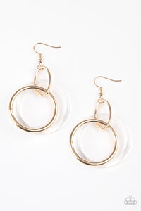 Paparazzi Accessories  - Circus Circuit - Gold Earrings