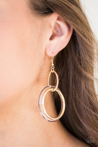 Paparazzi Accessories  - Circus Circuit - Gold Earrings