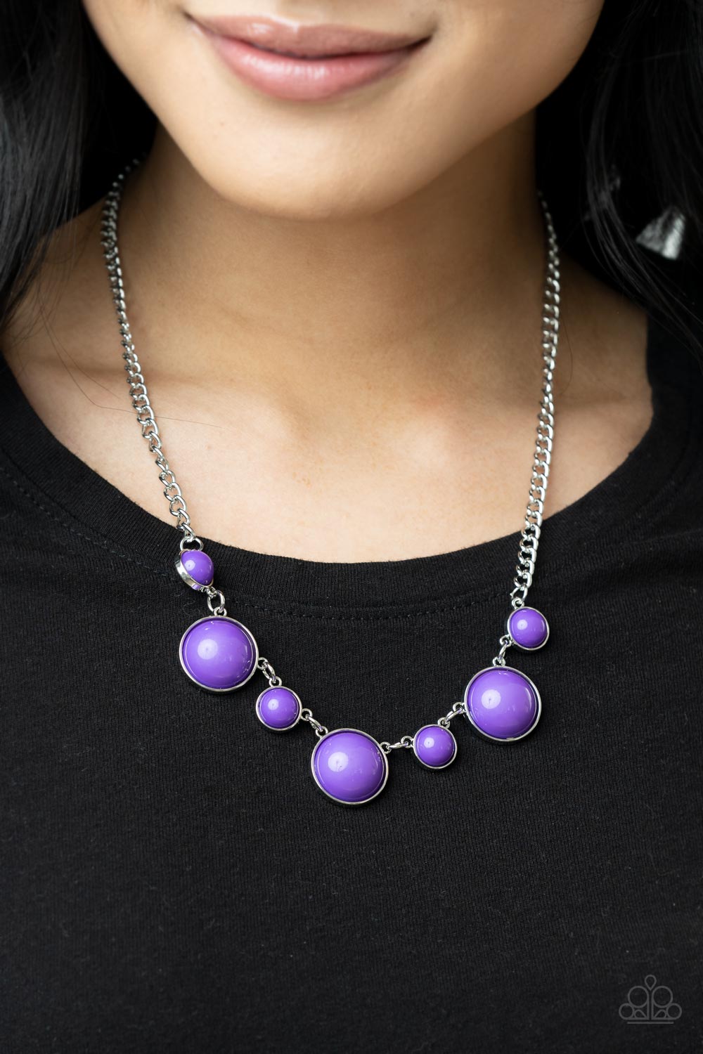 Paparazzi Accessories - Prismatically Poptastic - Purple Necklace