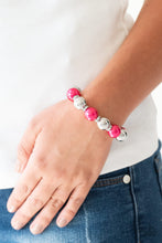 Load image into Gallery viewer, Paparazzi Accessories - So Not Sorry - Pink Bracelet
