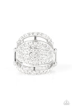 Load image into Gallery viewer, Paparazzi Accessories - The Seven Figure Itch - White ( Bling) Ring

