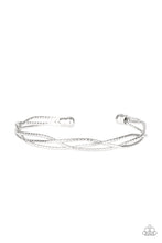 Load image into Gallery viewer, Paparazzi Accessories - Twist Of The Wrist - Silver Bracelet
