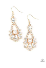 Load image into Gallery viewer, Paparazzi Accessories - Prismatic Presence - Gold Earrings
