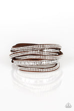Load image into Gallery viewer, Paparazzi Accessories - Rock Star Attitude - Brown Bracelet
