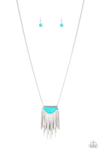 Load image into Gallery viewer, Paparazzi Accessories  - Desert Hustle - Turquoise (Blue) Necklace

