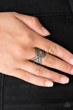 Load image into Gallery viewer, Paparazzi Accessories - Infinite Fashion - Black (Gunmetal) Ring
