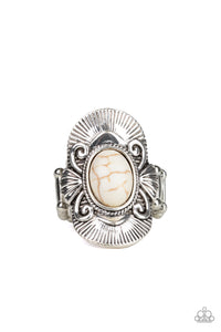 Paparazzi Accessories  - Oracle Oasis - White Ring