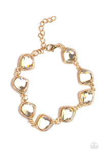 Paparazzi Accessories - Perfect Imperfection  - Gold Bracelet