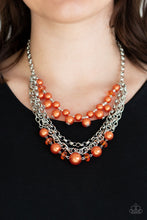 Load image into Gallery viewer, Paparazzi Accessories - Rockin Rockette - Orange Necklace

