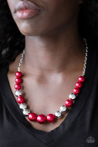 Paparazzi Accessories - Take Note - Multi (Red) Necklace