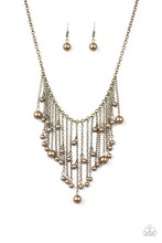 Load image into Gallery viewer, Paparazzi Accessories - Catwalk Champ - Brass Necklace
