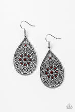Load image into Gallery viewer, Paparazzi  Accessories - Dinner Party Posh -  Red Earrings

