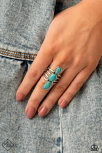 Load image into Gallery viewer, Paparazzi Accessories - Extra Eco - Blue (Turquoise) Ring
