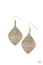Load image into Gallery viewer, Paparazzi Accessories - Flauntable Florals - Brass Earrings
